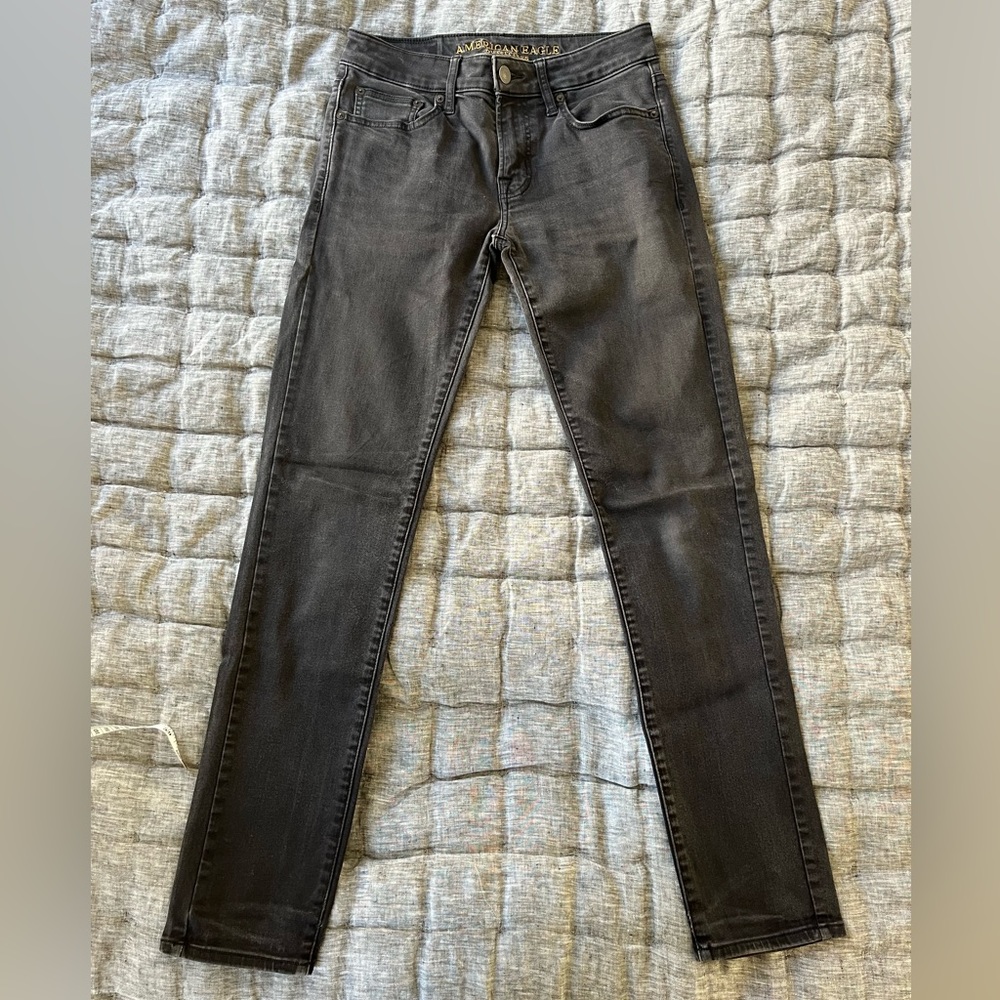 American Eagle black next level flex skinny jeans